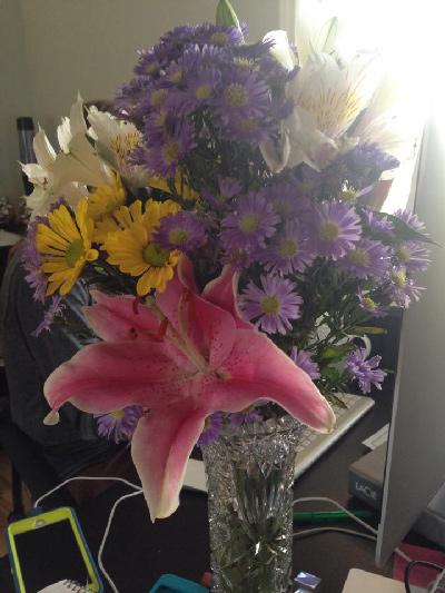 Some Flowers I Bought for My Wife